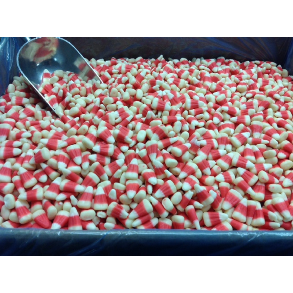 Candy Cane Corn Christmas Candy Corn 1 pound Peppermint Candy Corn