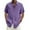 Purple, variant on Njoeus Men's Cotton Linen T-shirt Mens Casual Short Sleeve Button-Down Shirts Hawaiian Beach Tshirt Tops for Men S-5XL (Available in Big & Tall Size)
