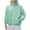 Green, variant on Kureaily Men's Casual Pullover Hoodie Solid Color Loose Fit Pocket Winter Sweatshirt Comfortable Soft Fabric For Daily Wear Men's Crewneck Sweatshirts