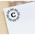 thumbnail image 4 of Printtoo Alphabet C Monogram Octagon Celtic Swirl Frame Self Inking Rubber Stamp Office Stationary, 4 of 7
