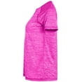 thumbnail image 4 of Holloway Sportswear M Womens Electrify 2.0 Short Sleeve Tee Power Pink Heather 222722, 4 of 4