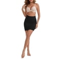 thumbnail image 2 of INSPIRE CHIC Women's Underskirts High Waist Tummy Control Half Slip with Butt Lifter Shaper Shorts XL Black, 2 of 6