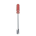 thumbnail image 2 of Destornillador BNC Bling Bling de Acero cromado extractor profesional cabezal F equipos de video color rojo, 2 of 12