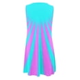 thumbnail image 2 of Gibobby Vestido Casual para Mujer Vestido suelto de verano para mujer, sin mangas, con estampado floral, cuello en V, ahuecado, vestido informal de p(Azul,G), 2 of 5