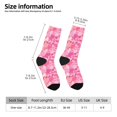 thumbnail image 2 of Fotbe Love Calcetas Largas con Estampado para Hombre y Mujer – Calcetas de Compresión Transpirables y Elásticas, Viajar y Uso Diario Talla 5-11, 2 of 6