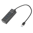 thumbnail image 1 of Expansor de Puertos USB, Recordatorio Inteligente USB 3.0 Hub Plug and Play 5Gbps ABS para Cualquier Lugar, 1 of 7