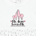 thumbnail image 4 of Inktastic Llama Aunt Loves Me Girls Girls Baby Dress, 4 of 5