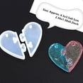 thumbnail image 4 of AMLESO Crystal Puzzle Heart Silicone Pendant Mold Handmade Jewelry Resin Necklace Mould, 4 of 8