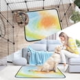 thumbnail image 6 of Washable Pet Pee Pads with Super Absorbent Reusable Training Pads for Dogs & Cats Orange and Blue Fine Flash, 6 of 6
