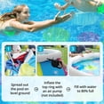 thumbnail image 6 of SUGIFT 10ft Inflatable Above Ground Swimming Pool for Kids Adults Family Backyard Garden, 6 of 8