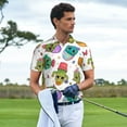 thumbnail image 3 of Hirioo Cactus And Insects for Men’s Polo Shirts Quick Dry Short Sleeve Golf T Shirt Performance Moisture Wicking Casual Workout,Sizes S-4XL-X-Large, 3 of 6
