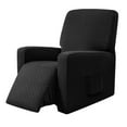 thumbnail image 1 of Elastic Recliner Sofa Non Slip Soft Armchair Slip Black, 1 of 8