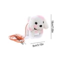 thumbnail image 3 of Interactive Wagging Tail Dog Doll Electric Plush Toy with Pull Rope, Walks Barks & Animated Pet Puppy Simulation for Kids & Toddlers, 7 Inch, 3 of 8