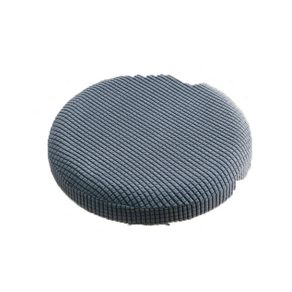AUQ Chair Seat Covers,Soft Furniture Covers,Washable Sofa Covers for Easy Care,Practical Bar Stool Covers for Living Room,Gray,(diameter-thickness 30-40cm)