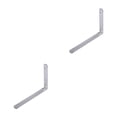 thumbnail image 1 of Cateissary 4 Uds soporte L soportes de esquina soportes de ángulo de unión estante montado en la pared soporte de partición estantería muebles Type7 NO7, 1 of 6