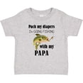 thumbnail image 3 of Inktastic Pack My Diapers I Am Going Fishing with Papa Boys or Girls Baby T-Shirt, 3 of 5