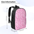 thumbnail image 2 of Disketp Breast Cancer Awareness2 School Backpack, Lightweight Basic Middle School Bookbags 17 Inch Casual Daypack for Student College, Travel or Outdoor, 2 of 6
