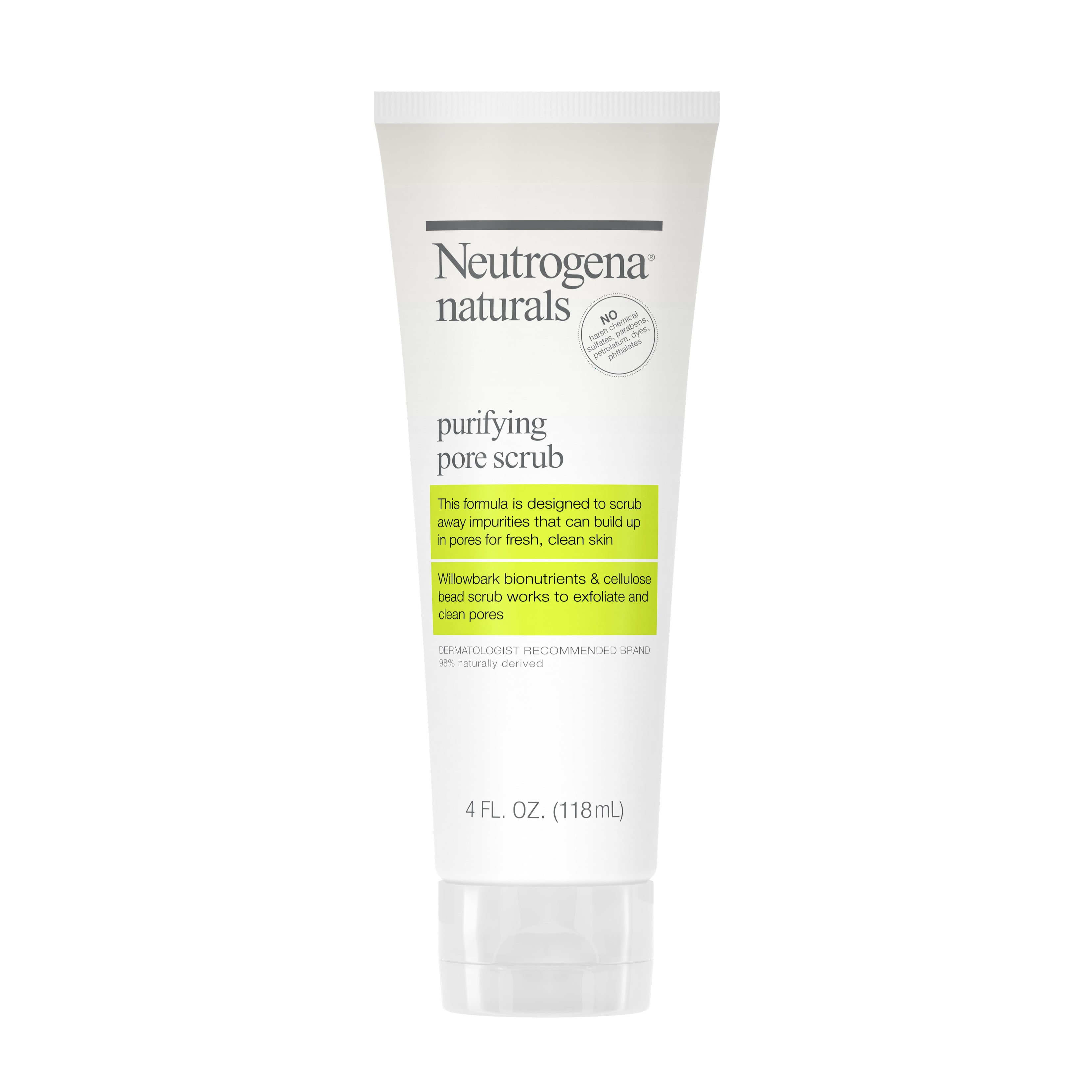 Neutrogena Naturals Salicylic Acid Facial Scrub, 4 fl oz