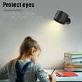 thumbnail image 4 of LED Wall Sconce  Wall Mounted Lamp 3 Color Temperature & 3 Brightness Level 360°Rotate Magnetic Ball  Cordless Wall Light for Reading Study Bedside, 4 of 8