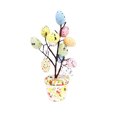thumbnail image 1 of Fesfesfes Easter-Themed Mini Bonsai Tree Artificial Tabletop Decor Faux Botanical Spring Centerpiece Desktop Decoration Holiday Decorative Display, 1 of 5