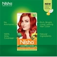 thumbnail image 3 of Nisha Combo Copper Red Crème Hair Color + Argan Oil Hair Serum, Full Hair Coverage, Smooth and Moisturize Hair, (4.23 oz + 100ml), 3 of 6