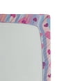 thumbnail image 2 of Ambesonne Colorful Fitted Sheet, Hearts Stripes Wedding, Twin XL Size, Pale Mauve Purple, 2 of 2