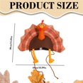 thumbnail image 3 of Plush Turkey Hat Funny Turkey Headwear For Thanksgiving Event Turkey Hat, Funny Turkey Silly Hat, Turkey Trot Hats, Thanksgiving Night Event, Dress-Up Party, Thanksgiving Decor, 3 of 6