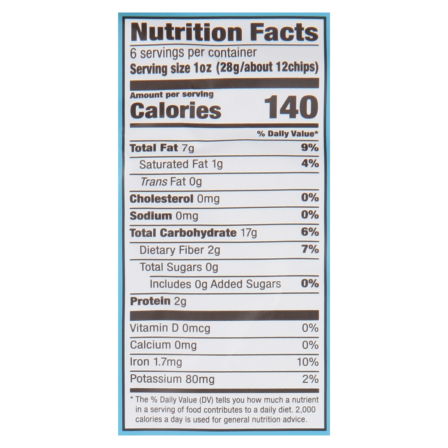 Garden of Eatin Corn Tortilla Blue Chips No Salt Added 5.5 oz