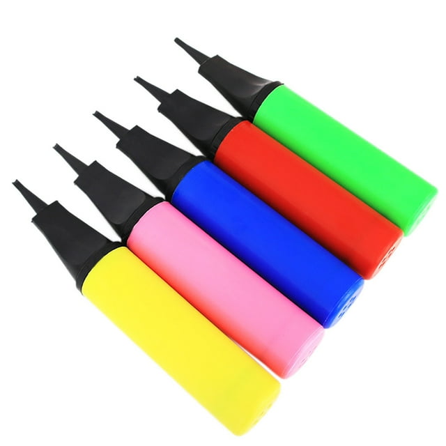 Dvkptbk Ballon Pompe à Air en Plastique Portatif à Main Gonfleur pour Fête Jouet Balle