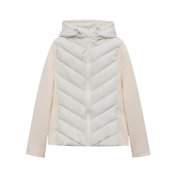 Parkas de manga larga para mujer, informales, de gran tamaño, de color liso, con capucha, de manga larga, de poliéster