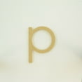 thumbnail image 3 of Package of 1, 16 Inch X 1/2" Thickness MDF Letter p in The Century Gothic Font, Thick, Lower Case for Art & Craft Project, Made in USA, 3 of 4