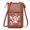 Brown, variant on Modern Women Ladies Messenger Vintage Print Messenger Bag Fits Most Phones Great Gift