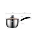 thumbnail image 2 of Soup pot, porridge, saucepan, induction hob, heat-resistant, milk, 2 of 3