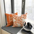 thumbnail image 3 of Fall Pillow Covers 20x20 Set of 4, Modern Sofa Throw Pillow Cover for Fall Decor, Decorative Outdoor Linen Fabric Pillow Case for Couch Bed Car, Orange, 3 of 5