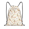 thumbnail image 1 of Xecao Happy Easter Pattern Sports Drawstring Backpack - String Swim Gym Bag with Wet Proof Pocket for Women&Men-Medium, 1 of 6