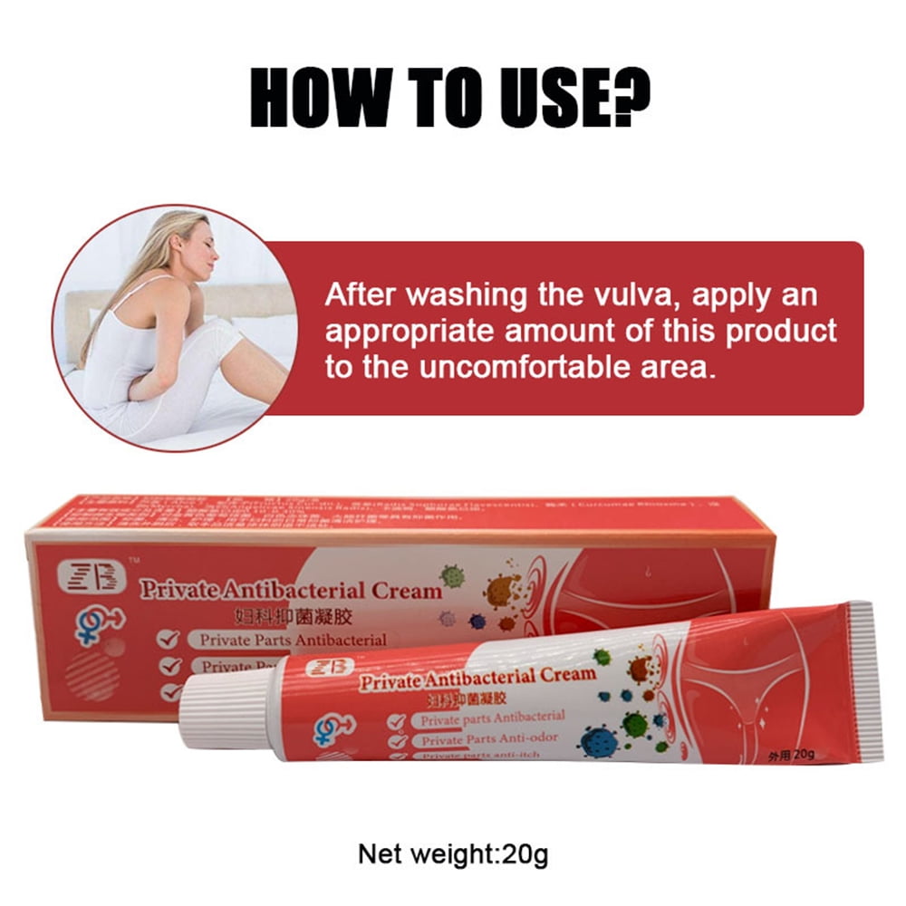 2pcs Private Parts Antiitch Antibacterial Cream, Remove Odor Unisex