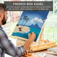 thumbnail image 4 of Best Choice Products French Easel, 32pc Beginners Kit Portable Wooden Adjustable Tripod  w/ Paint Supplies - Natural, 4 of 8