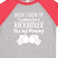 thumbnail image 4 of Inktastic Kickboxing Future Kickboxer Like Mommy Boys or Girls Toddler T-Shirt, 4 of 5