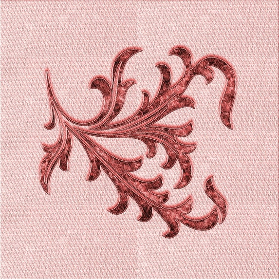 Ahgly Company Indoor Square Patterned Light Rose Pink Area Rugs, 8' Square
