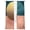 Multi, variant on Boho Sheer Curtains 84 Inch Length 2 Panels Set, Modern Abstract Gold Teal Geometric Art Voile Window Treatment Rod Pocket Curtains Sheers Drapes for Bedroom/Living Room/Kitchen 52"x84"x2