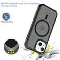 thumbnail image 2 of Allytechgroup Slim Case for iPhone 13, Hard PC Soft TPU Support Wireless Charging Shockproof Magnetic Protctive Case Cover for iPhone 13, Black, 2 of 5