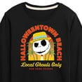 thumbnail image 3 of The Nightmare Before Christmas - Halloween Town Beach Local Ghouls Only - Toddler And Youth Long Sleeve Graphic T-Shirt, 3 of 5