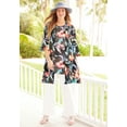 thumbnail image 6 of Catherines Women's Plus Size Breezeway Georgette High-Low Tunic Tank, 6 of 6