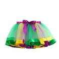 thumbnail image 4 of AKAFMK Baby Girl's Rainbows Tutu Skirt,Tulle Princess Ballet Dress,Toddler Baby Girls Cute Net Yarn Princess Skirt Multi-color Skirt Bow Hairpin Suit, 4 of 5