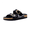 Black, variant on Lang Slip On Cork Footbed Sandals for Women – Comfortable Slides with Adjustable Buckle, Casual Summer Sandals for Women