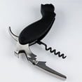 thumbnail image 4 of Wiywef Professional Wine Opener Corkscrew Cat Shaped Corkscrew All-in-one Stainless Steel Cap Opener Bottle Opener Puller Accessories, 4 of 7