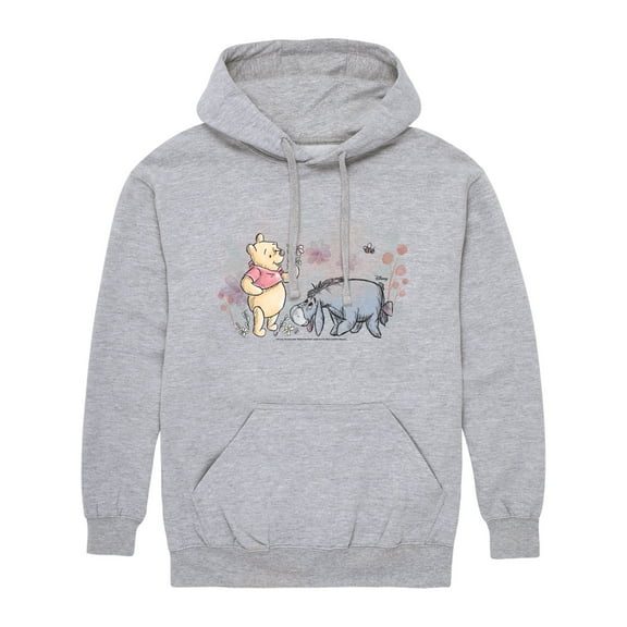 Winnie the Pooh - Winnie And Eeyore Field - Men's Pullover Fleece Hoodie