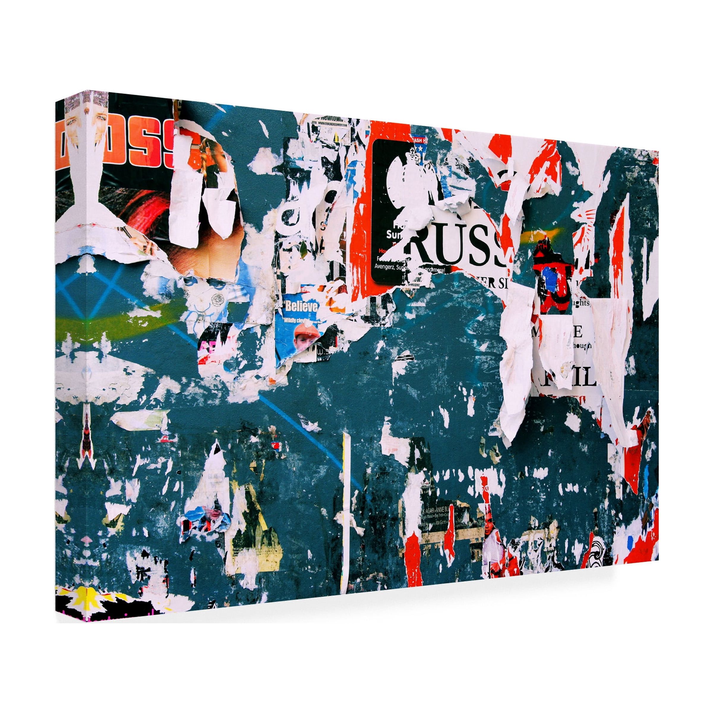 Trademark Fine Art "Yesterday's News" Canvas Art by Beata Czyzowska Young