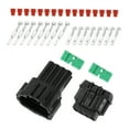 thumbnail image 1 of Conector de carcasa de faro delantero de 8 pines único para Nissan, conjunto de conector de terminal de cable macho y hembra, 1 of 6