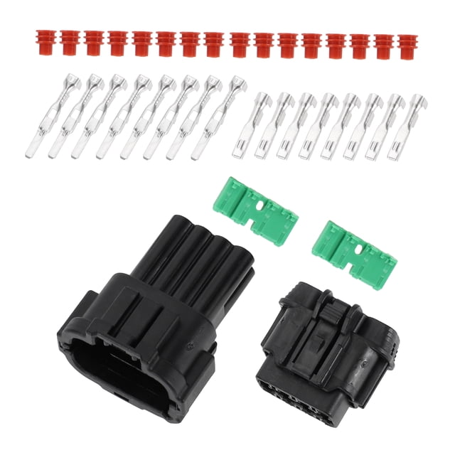 Conector de carcasa de faro delantero de 8 pines único para Nissan, conjunto de conector de terminal de cable macho y hembra
